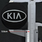 KIA Car Center Wheel Cap Badge Aluminum Metal Sticker
