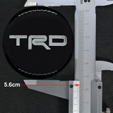 TRD Car Center Wheel Cap Badge Aluminum Metal Sticker
