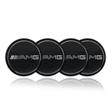 AMG Car Center Wheel Cap Badge Aluminum Metal Sticker