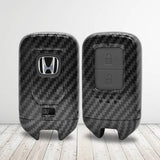 Honda Hard plastic carbon buttons Car Key Case Carbon Fiber Shell