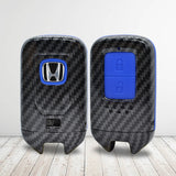Honda Hard plastic carbon buttons Car Key Case Carbon Fiber Shell