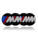 Bmw Car Center Wheel Cap Badge Aluminum Metal Sticker