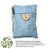 Bag Bamboo Activated Charcoal (Blue) 100% Natural & Chemical Free Moisture
