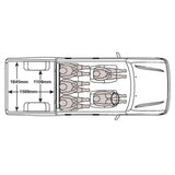 Universal Cargo Liner Trunk Tray for Pick-up Truck