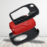 Ford  ABS plastic carbon buttons Car Key Case Carbon Fiber Shell
