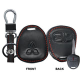 Mitsubish Leather Car Key Remote Holder  (High Quality)