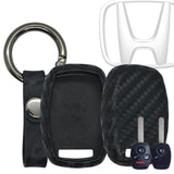 HONDA Carbon Fiber Soft Silicone Key Fob Case