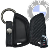 BMW Carbon Fiber Soft Silicone Key Fob Case