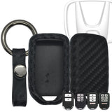 HONDA Carbon Fiber Soft Silicone Key Fob Case