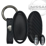 NISSAN Carbon Fiber Soft Silicone Key Fob Case