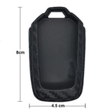 ISUZU MU-X Carbon Fiber Soft Silicone Key Fob Case