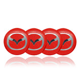 MAZDA Car Center Wheel Cap Badge Aluminum Metal Sticker