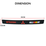 Rear Bumper Rubber Protector Mitsubishi RALLIART