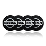 NISSAN NISSMO Car Center Wheel Cap Badge Aluminum Metal Sticker