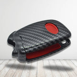 Hyundai Hard plastic carbon buttons Car Key Case Carbon Fiber Shell