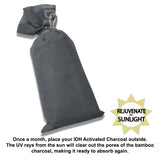 IDH ACP-Grey-1 Bamboo Activated Charcoal (Grey)140 gram 100% Natural & Chemical Free Moisture