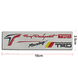 TRD Aluminum Emblem Sticker for Trd (High Quality)