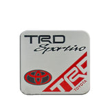 TRD Aluminum Emblem Sticker for Trd (High Quality)