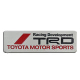 TRD Aluminum Emblem Sticker for Trd (High Quality)
