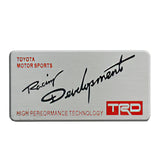 TRD Aluminum Emblem Sticker for Trd (High Quality)