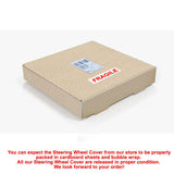 UNIVERSAL Car Silicone Rubber Steering Wheel Cover (Gray) 38CM Fits Most Japanese