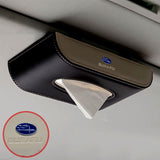 SUBARU Leather Tissue Box Napkin Car
