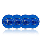SUBARU Car Center Wheel Cap Badge Aluminum Metal Sticker