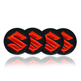 SUZUKI Car Center Wheel Cap Badge Aluminum Metal Sticker