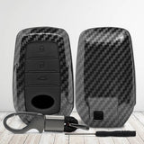 Toyota Hard plastic carbon abs Car Key Case Carbon Fiber Shell