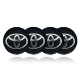 TOYOTA Car Center Wheel Cap Badge Aluminum Metal Sticker