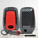 Toyota Hard plastic carbon abs Car Key Case Carbon Fiber Shell