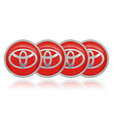 TOYOTA Car Center Wheel Cap Badge Aluminum Metal Sticker