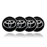 TOYOTA Car Center Wheel Cap Badge Aluminum Metal Sticker