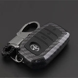 Toyota Hard plastic carbon abs Car Key Case Carbon Fiber Shell