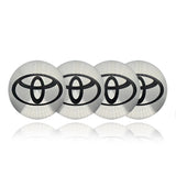 TOYOTA Car Center Wheel Cap Badge Aluminum Metal Sticker
