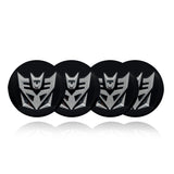 Transformer Car Center Wheel Cap Badge Aluminum Metal Sticker