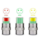 Auto tire pressure monitor tire gage alert sensor indicator