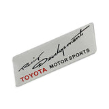 Aluminum Emblem Sticker Logo for TOYOTA