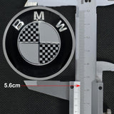 Bmw Car Center Wheel Cap Badge Aluminum Metal Sticker