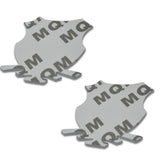 2pcs Nissan Car Badge Decal Car Logo Chrome Emblem Sticker Gold/Silver