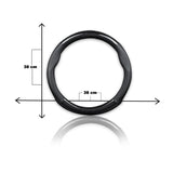 Suzuki car steering wheel cover to dazzle leather carbon fiber handle