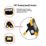 Infinite Rechargeable LED Work Light 180° rounded / 180° Square / 360°