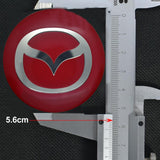 MAZDA Car Center Wheel Cap Badge Aluminum Metal Sticker