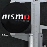 NISSAN NISSMO Car Center Wheel Cap Badge Aluminum Metal Sticker