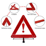 Car Early Warning Device Triangle Sign Red 1pc only