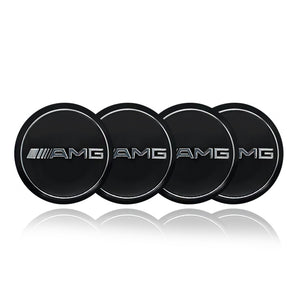 AMG Car Center Wheel Cap Badge Aluminum Metal Sticker