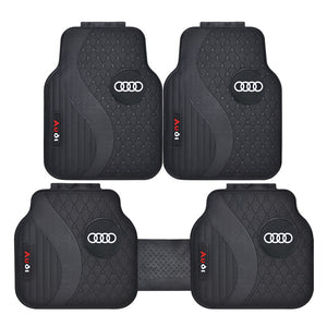 Audi Universal Car Floor Premium Rubber Matting Protector / Guard (High Quality)