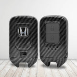 Honda Hard plastic carbon buttons Car Key Case Carbon Fiber Shell