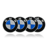 Bmw Car Center Wheel Cap Badge Aluminum Metal Sticker