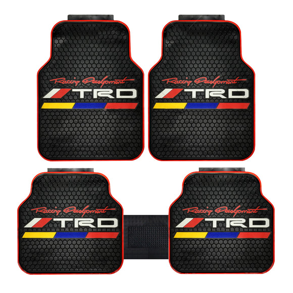 TRD Universal Car Floor Premium Rubber Matting Protector / Guard (High Quality)